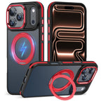 MALEWOLF Magnetic Stand for iPhone 17 Pro Max Case, Compatible with Magsafe, Anti-Slip Cover with Military-Grade Protection, Slim Phone Case for iPhone 17 Pro Max