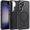 MALEWOLF for Samsung S23 Case, Compatible with MagSafe, Magnetic Phone Case for Galaxy S23, [Translucent Matte] [Anti-Slip] Full-Body Protection, Slim Translucent Cover