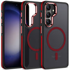 MALEWOLF Case for Samsung Galaxy S26 Compatible with Magsafe, Translucent Magnetic Cover [Military Grade Protection] [Anti-Slip Technology], Color Hybrid Galaxy S26 Phone Case
