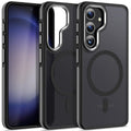 MALEWOLF for Samsung Galaxy S25 Plus/S25+ Case, Skin-Friendly Matte S25 Plus Phone Case Fits for Magsafe, Color Hybrid Translucent Cover Anti-Slip TPU Edge Shockproof Galaxy S25+ Case