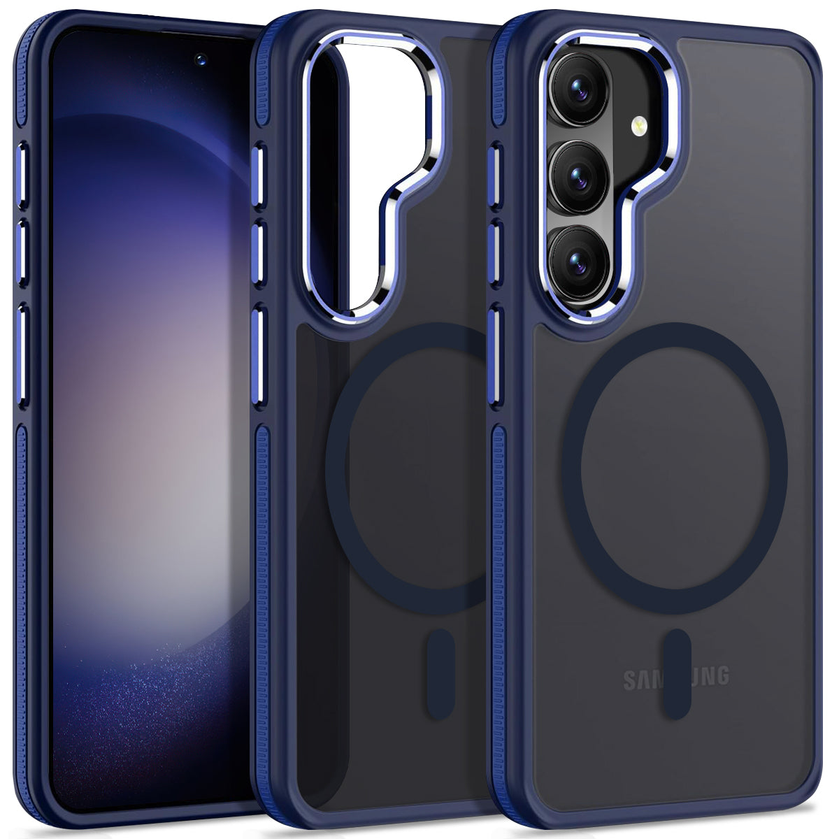 MALEWOLF Case for Samsung Galaxy S26 Compatible with Magsafe, Translucent Magnetic Cover [Military Grade Protection] [Anti-Slip Technology], Color Hybrid Galaxy S26 Phone Case