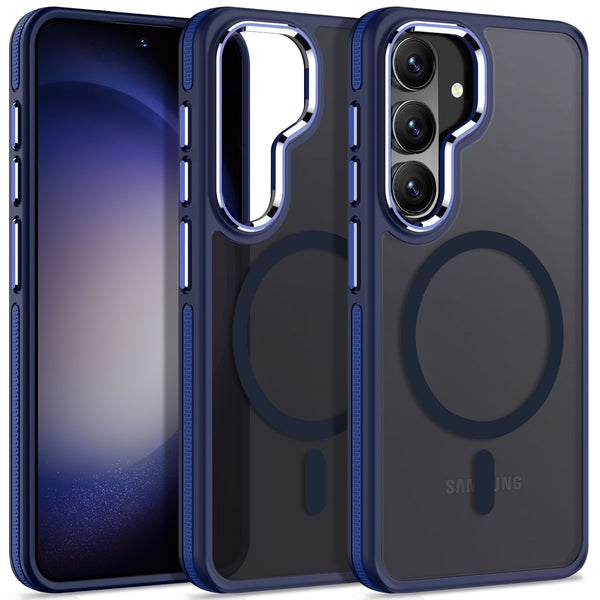 MALEWOLF Case for Samsung Galaxy S26 Compatible with Magsafe, Translucent Magnetic Cover [Military Grade Protection] [Anti-Slip Technology], Color Hybrid Galaxy S26 Phone Case