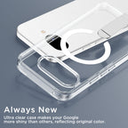 MALEWOLF for Google Pixel 9A Case, Adjustable Kickstand, Ultra Slim Cover Compatible with Magsafe, Anti-Yellowing & Durable TPU Hard Back, Shockproof Bumper Protection for Pixel 9A Phone Case