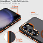 MALEWOLF for Samsung Galaxy S23+ Plus Case [Invisible Stand], Compatible with MagSafe, Drop Protection, Strong Magnetic & Seamless for Galaxy S23 Plus Case, Slim Frosted Matte Case
