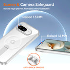 MALEWOLF for Google Pixel 9A Case, Adjustable Kickstand, Ultra Slim Cover Compatible with Magsafe, Anti-Yellowing & Durable TPU Hard Back, Shockproof Bumper Protection for Pixel 9A Phone Case