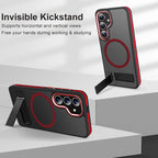 MALEWOLF Stand Case for Samsung Galaxy S26 Compatible with Magsafe, Translucent Magnetic Cover [Military Grade Protection] [Anti-Slip Technology], Color Hybrid Galaxy S26 Phone Case