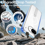 MALEWOLF for Google Pixel 9A Case, Adjustable Kickstand, Ultra Slim Cover Compatible with Magsafe, Anti-Yellowing & Durable TPU Hard Back, Shockproof Bumper Protection for Pixel 9A Phone Case