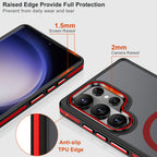 MagSafe Magnetic Case for Samsung Galaxy S26 Ultra with Metal Hidden Stand