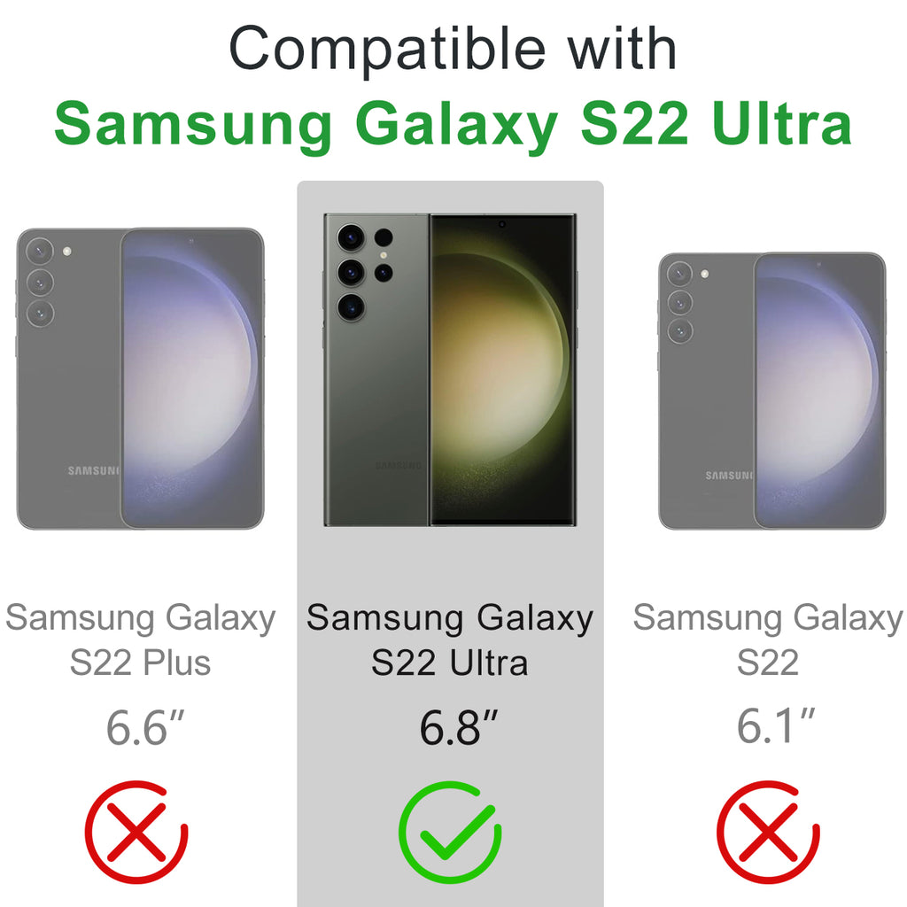 MALEWOLF Case for Samsung Galaxy S22 Ultra Magnetic Compatible with Magsafe, Slim Translucent Cover [Shockproof Tested] Anti-Slip Soft TPU Edge Protective Case for Galaxy S22 Ultra 5G