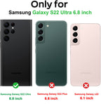 MagSafe Magnetic Case for Samsung Galaxy S22 Ultra with Invisible Stand