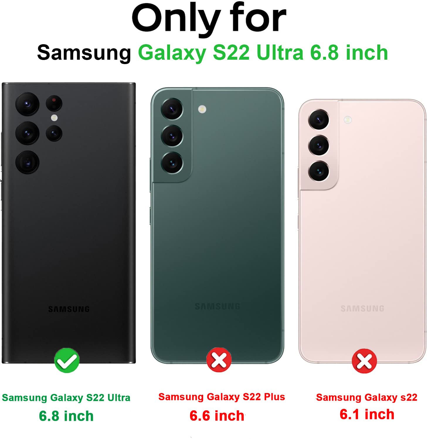MALEWOLF Magnetic for Samsung Galaxy S22 Ultra Case with 3 Stand Ways, [Invisible Stand] Color-Blocked with Anti-Slip Edge Anti-Drop Shockproof Slim Phone Case for Galaxy S22 Ultra 6.8”