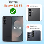 MALEWOLF Stand for Samsung Galaxy S25 FE Case, Compatible with Magsafe, Anti-Slip Hybrid Matte Cover, Shockproof Translucent TPU Phone Case for Galaxy S25 FE
