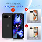 MALEWOLF for Google Pixel 9A Case, Adjustable Kickstand, Ultra Slim Cover Compatible with Magsafe, Anti-Yellowing & Durable TPU Hard Back, Shockproof Bumper Protection for Pixel 9A Phone Case