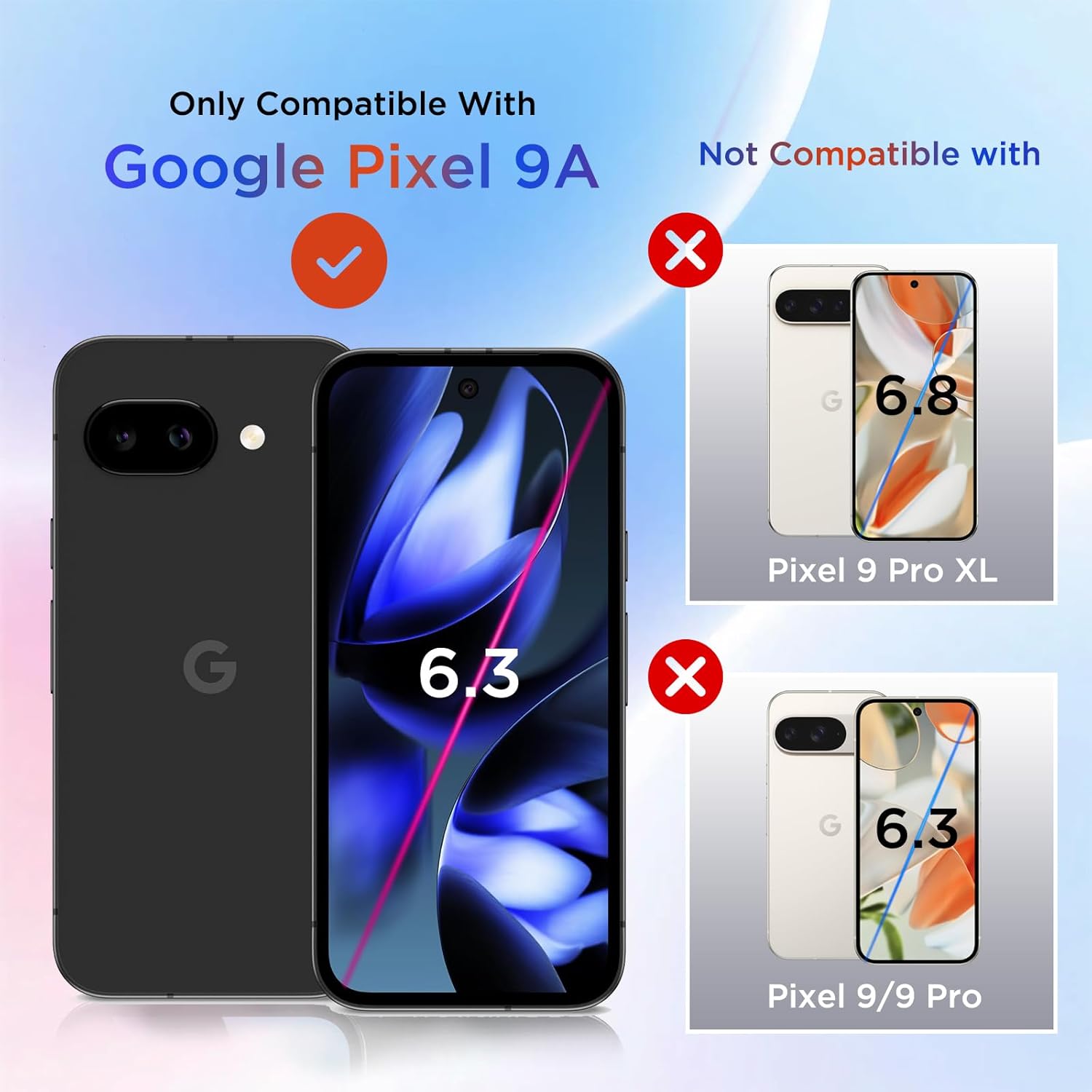MALEWOLF for Google Pixel 9A Case, Adjustable Kickstand, Ultra Slim Cover Compatible with Magsafe, Anti-Yellowing & Durable TPU Hard Back, Shockproof Bumper Protection for Pixel 9A Phone Case