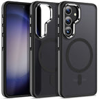 MALEWOLF for Samsung Galaxy S23 FE Case Compatible with Magsafe, Color Hybrid Design Shockproof Protection with Anti-Slip Grip, Magnetic Translucent Phone Case for Galaxy S23 FE